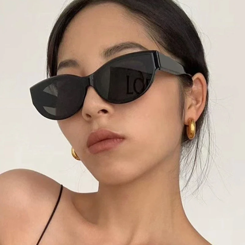 1/4PCS Fashion Small Cat Eye Sunglasses Vintage Brand Designer Sun Glasses Female Multi Color Eyewear UV400 Gafas De Sol