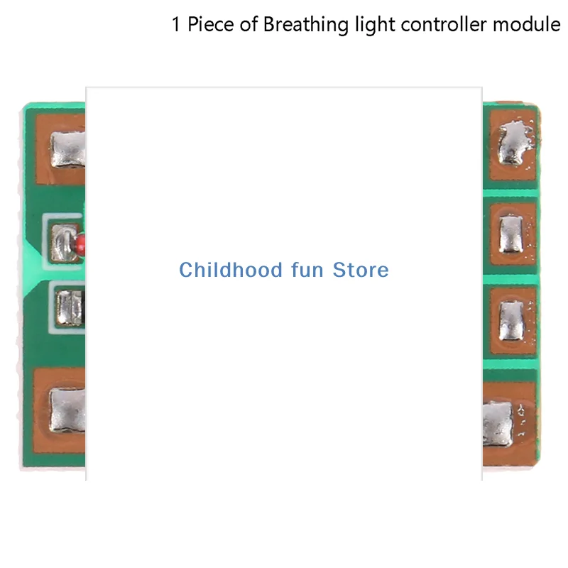 3V6V12V langzaam ademend lichtmodule 3-weg 300mAh licht met langzaam knipperlicht geleidelijk aan en uit-chip