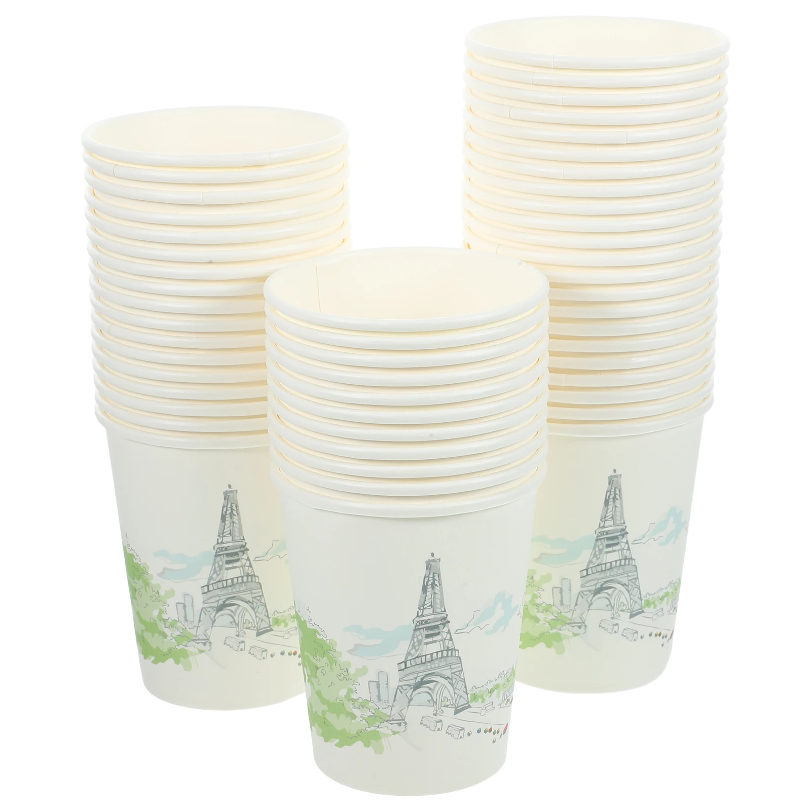 

50 Pcs Thickened Foil Paper Cups Disposable for Hot Drinks Parties Eco Friendly Safe Stylish Christmas Banquets Birthdays