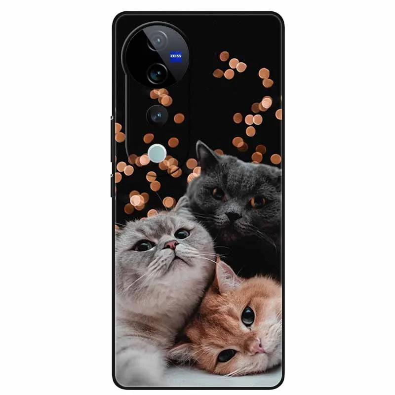 For Vivo V40 5G Case Luxury Cute Soft Silicone Back Cases for Vivo V40 6.78'' Phone Cover for VivoV40 V 40 Full Protection Funda