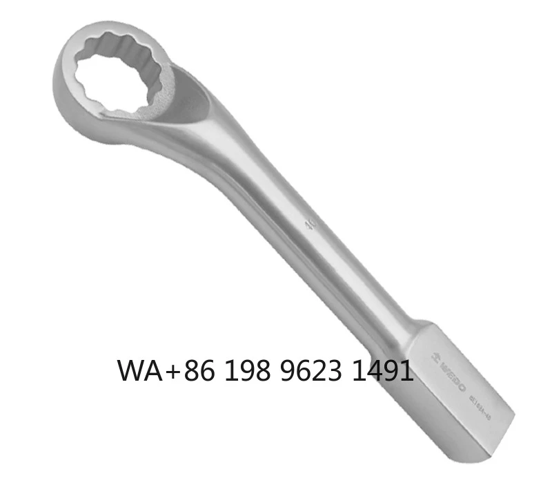 Titanium Offset Slogging Box Wrench, 45° Angle American Style Tool for Industrial Equipment Maintenance