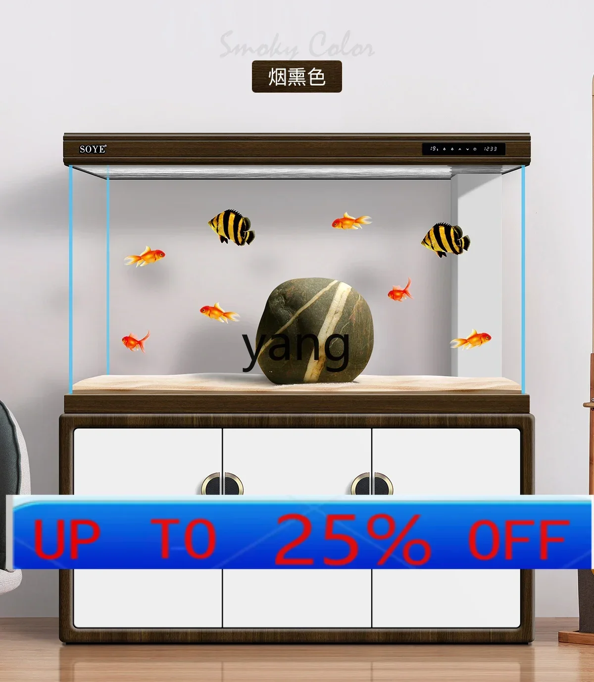 

Ltt Living Room Super White Ecological Bottom Filter Floor Household Large Intelligent Partition Aquarium