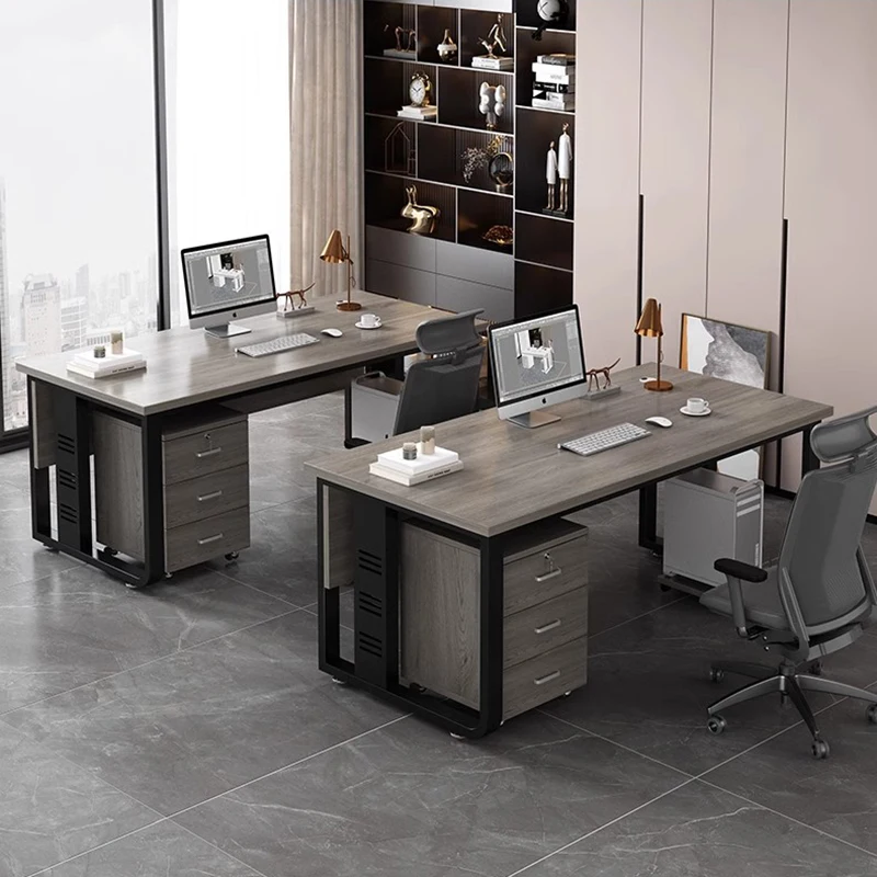 Standing Storage Office Desk Reception Drawers Executive Floor Computer Desks Luxury European Mesa De Computador Home Furniture