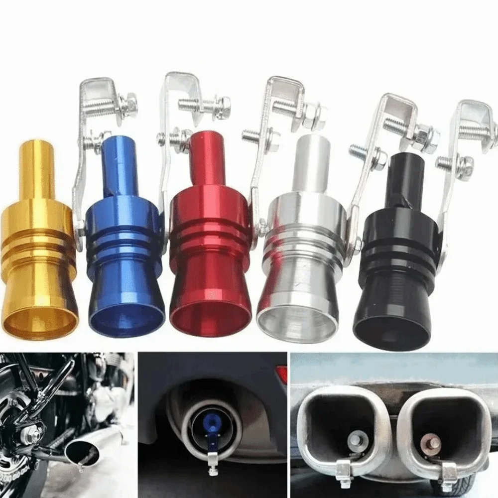 

Aluminum Alloy Universal Turbo Sound Exhaust Muffler Pipe Whistle Car, Motorcycle,Truck Roar Maker