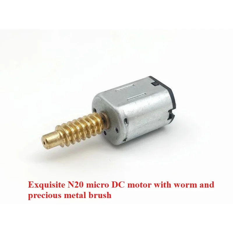 Exquisite Micro DC Motor N20 Micro DC Motor with Worm and Precious Metal Brush