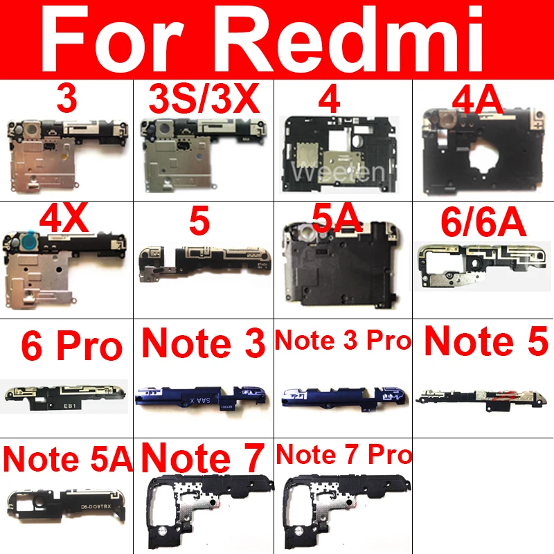 Antena mainboard capa para xiaomi redmi 3s 3x 4a 4x 5a 6 6a mainboard quadro capa & antena wi-fi para redmi note 3 3 5 5a 7 pro