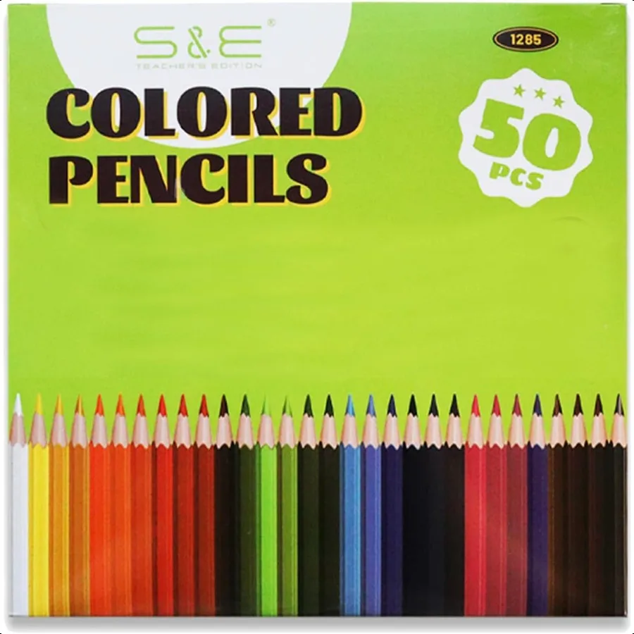 

50Pcs Colored Pencils50 Vibrant Colors Drawing Coloring Pencils for Back to School plies for Teachers