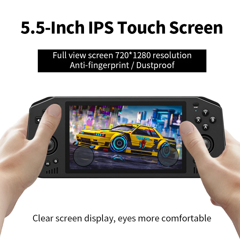 Powkiddy X28 Unisoc Tiger T618 5.5 インチ タッチ IPS スクリーン