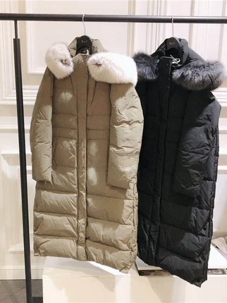 

Lemon Premium G Home Thick Warm Long Hooded Goose down Jacket 25 Winter 7259417009 Casual Style Removable Cap High Fill Power