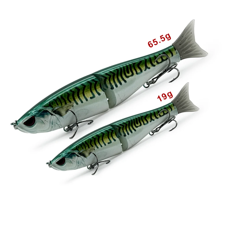 LUHANGT 115mm/180mm Pesca Balam señuelo locura Swimbait cebo grande Pesca en el mar señuelo duro cebos articulados gigantes Leurre leurre balam