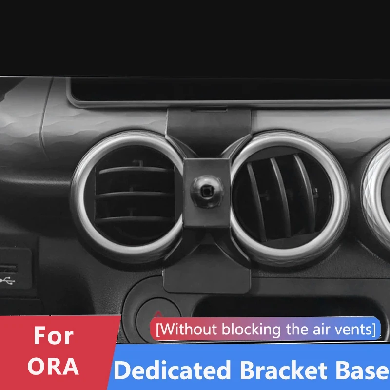 Suporte para Celular de Carro ORA Good Black White Cat 2019 2020 2021 2022, Base Especial com Suporte Fixo para GPS