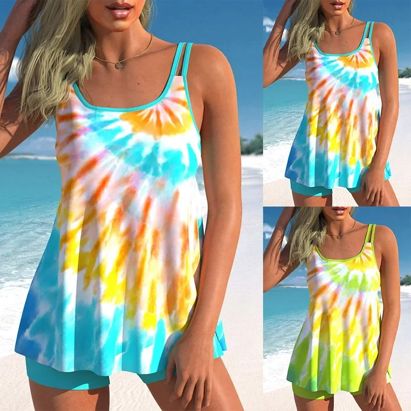 

Fashion Beachwear Summer Women's Swimwear Sexy Colorful Day Halo Swimwear Women's Bikini Swimwear S-6XL