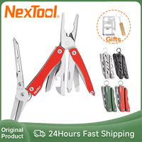 NexTool Mini Flagship Multitool 10 In 1 Multi Functional EDC Tool Screwdriver Folding Pliers Outdoor Equipment Red/Green