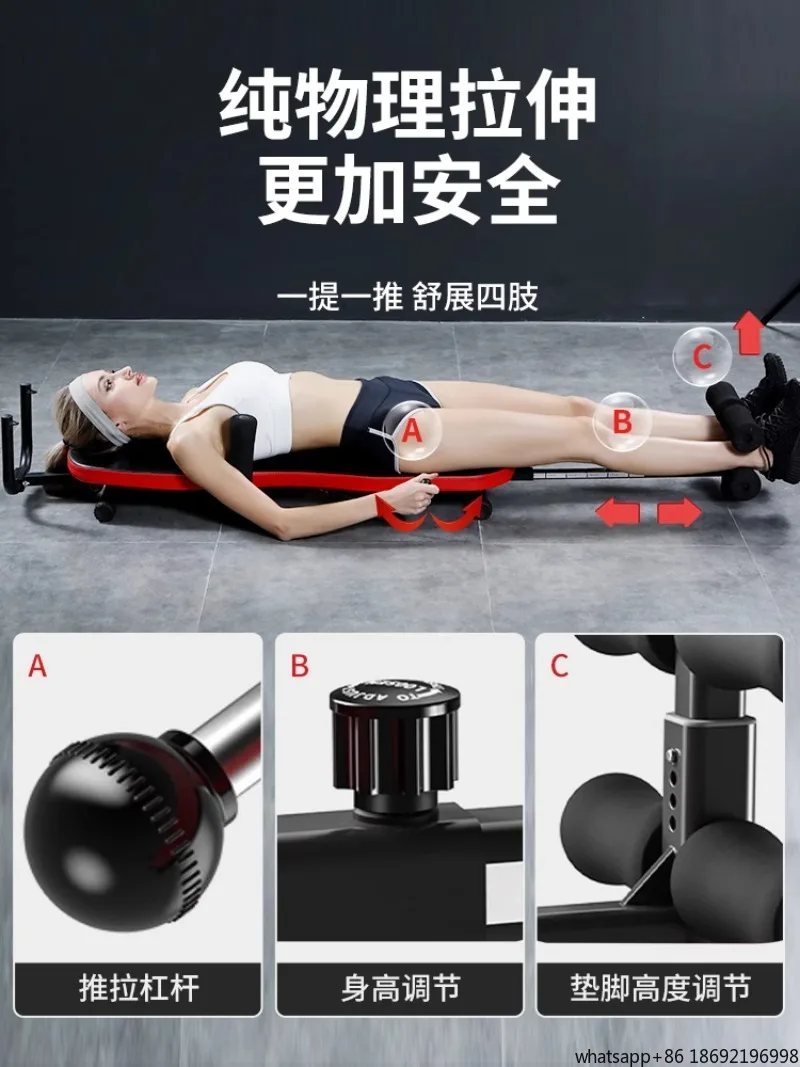 Home Cervical Spine Lumbar Spine Tensioner Increased Leg Pulling Lateral Bending Lumbar Disc Relief Relaxation Physical Traction