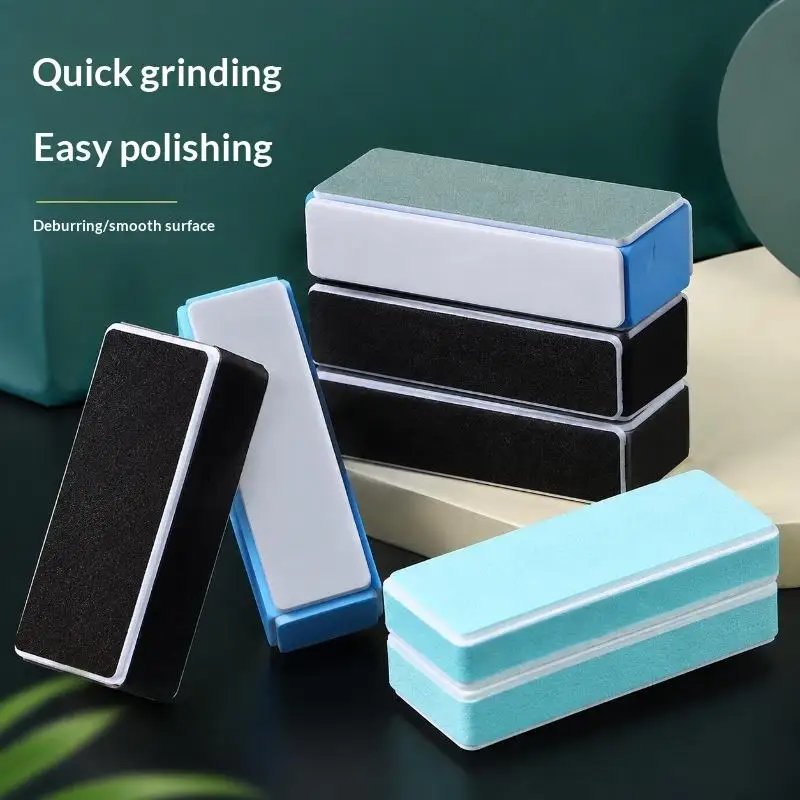 1 Nail File 4-in-1 Buffing File Block Double Sided Polishing Plate Block Watch Strip Jade Instrument Play Gold Silver Jewelry