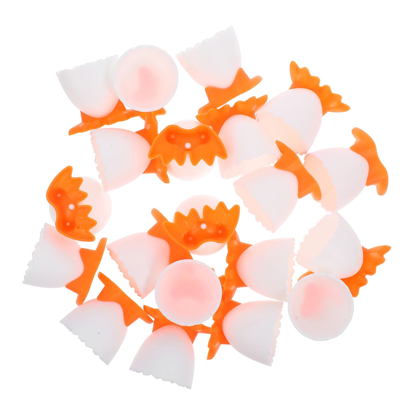 

20pcs Egg Tray Cups Chicken Shaped Plastic Holder for Boiled Eggs Storage Container Decorative Egg Cup