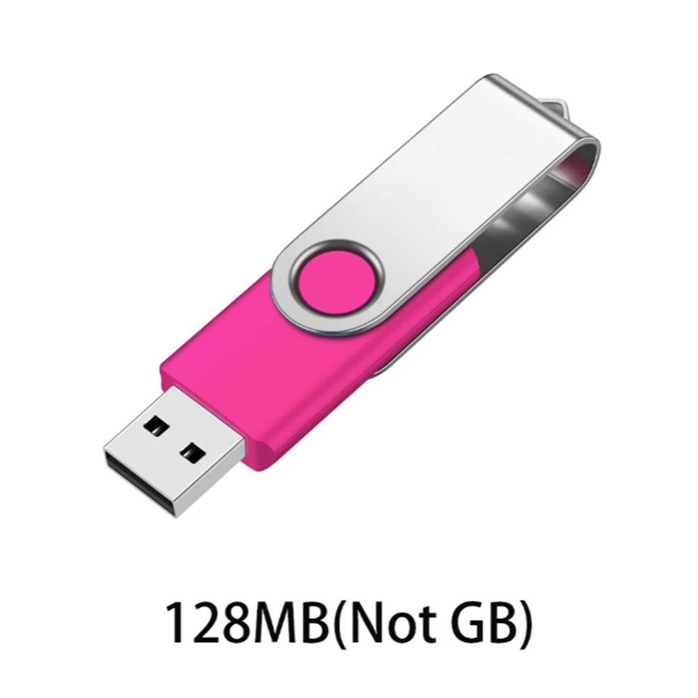 Unidad flash USB de 128 MB de pequeña capacidad, venta al por mayor, Memory Stick amarillo, memoria roja, Pen Drive azul de 128 MB, memoria USB negra