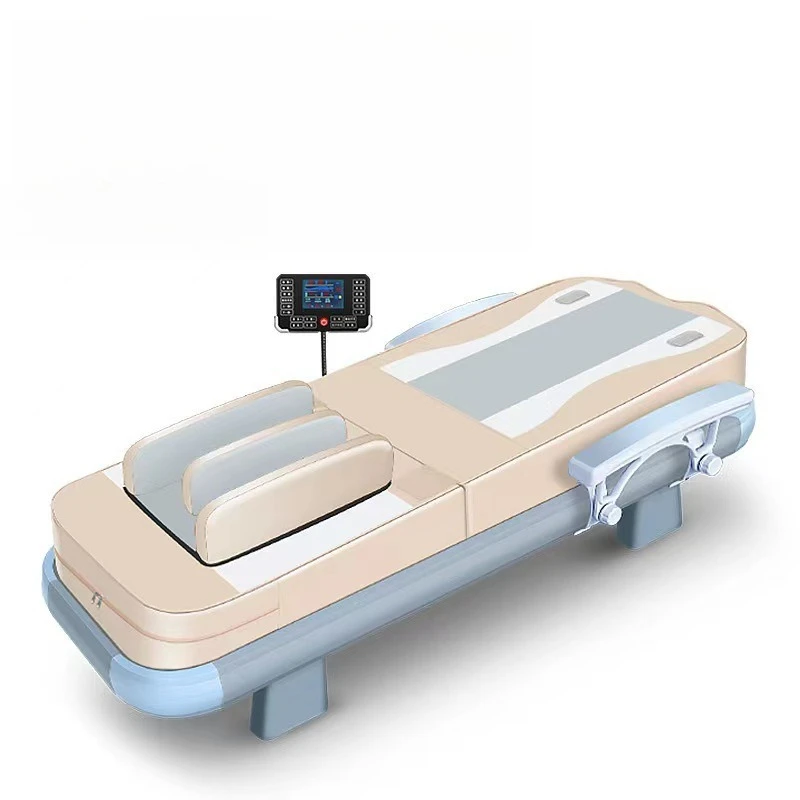 

New 3D Chiropractic Massage Health Home Multifunctional Warm Therapy Bed Jade Warm Jade Massage Bed