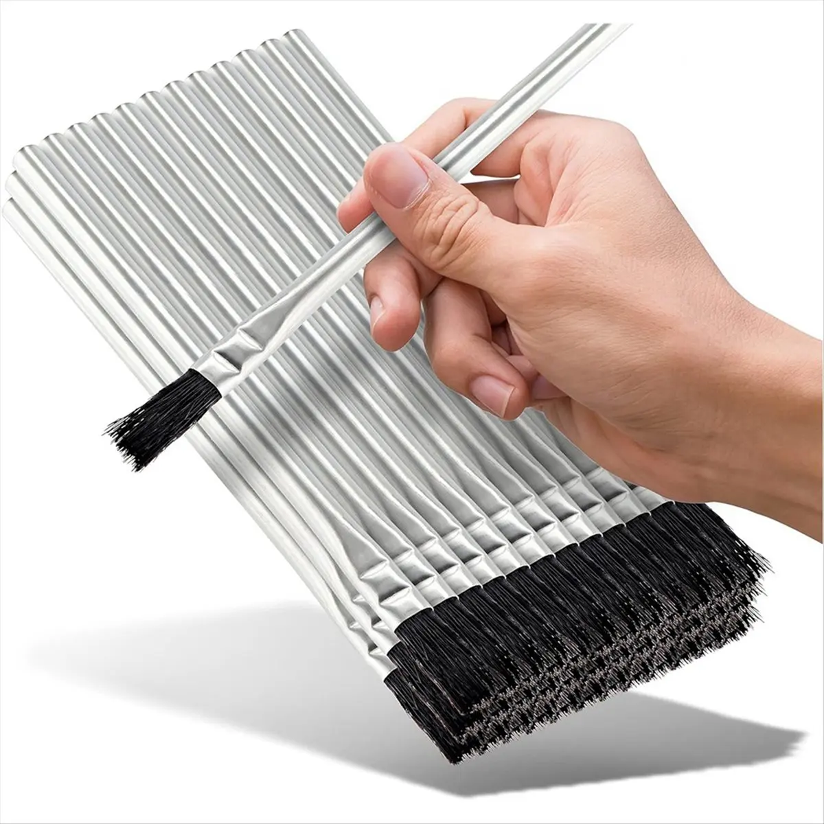 REST Acid Brushes - 36 Count 3/8 Inch Horsehair Acid Flux Brushes, Disposable Glue Brushes for Woodworking, Epoxy Brushes