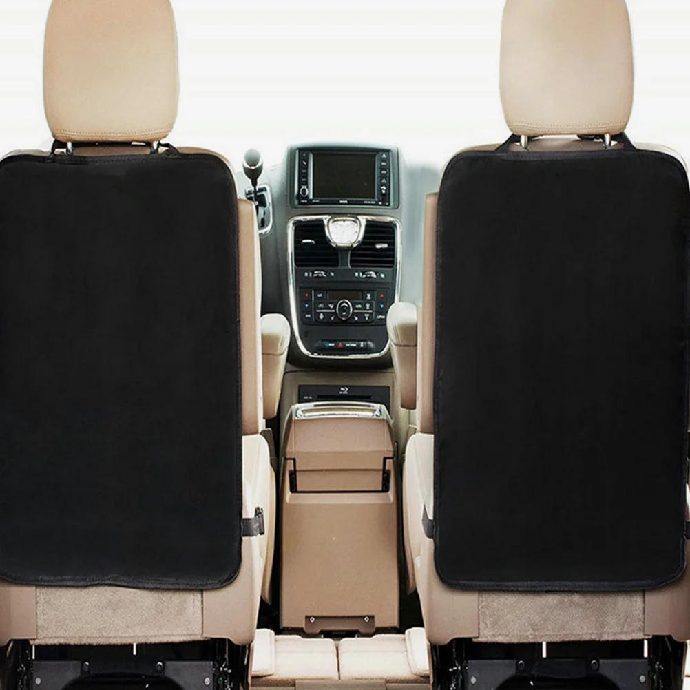 

3Pcs Car Seat Back Kick Protectors Waterproof Oxford Cloth Seat Back Mat for Kids Car Organizer Dirt Mud Scratch Protection