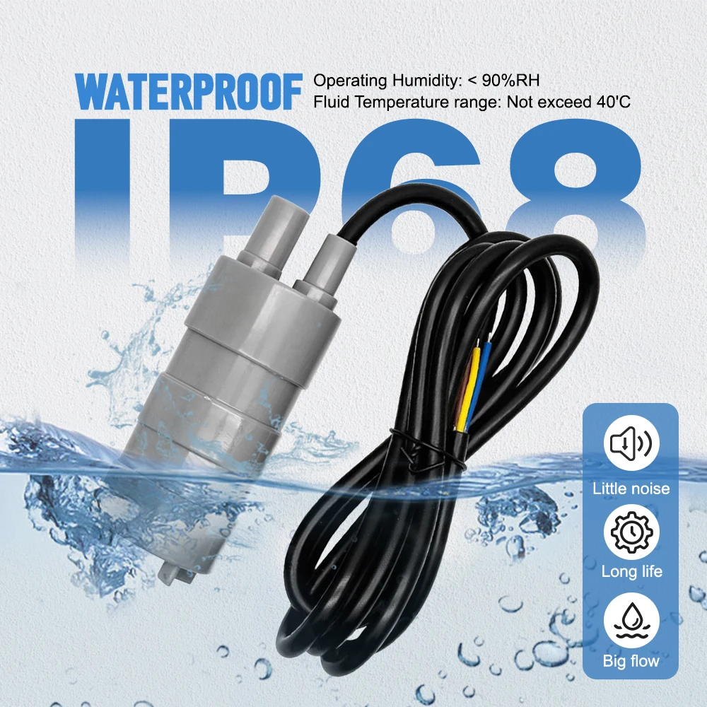 12V Submersible Water Pump Replacement Pump for Thetford Toilets C200 C200CW C2 C400 Black/White Car Accessories