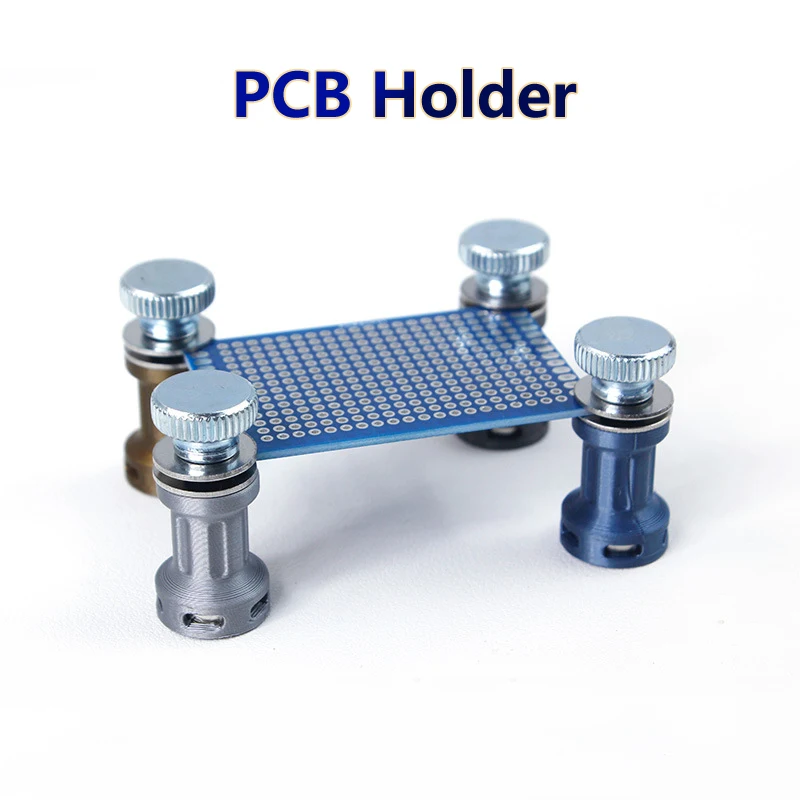 Universal PCB Holder Fixture – Soldering Platform with Magnetic Pins, Rubber Feet for Circuit Board Assembly & Repair