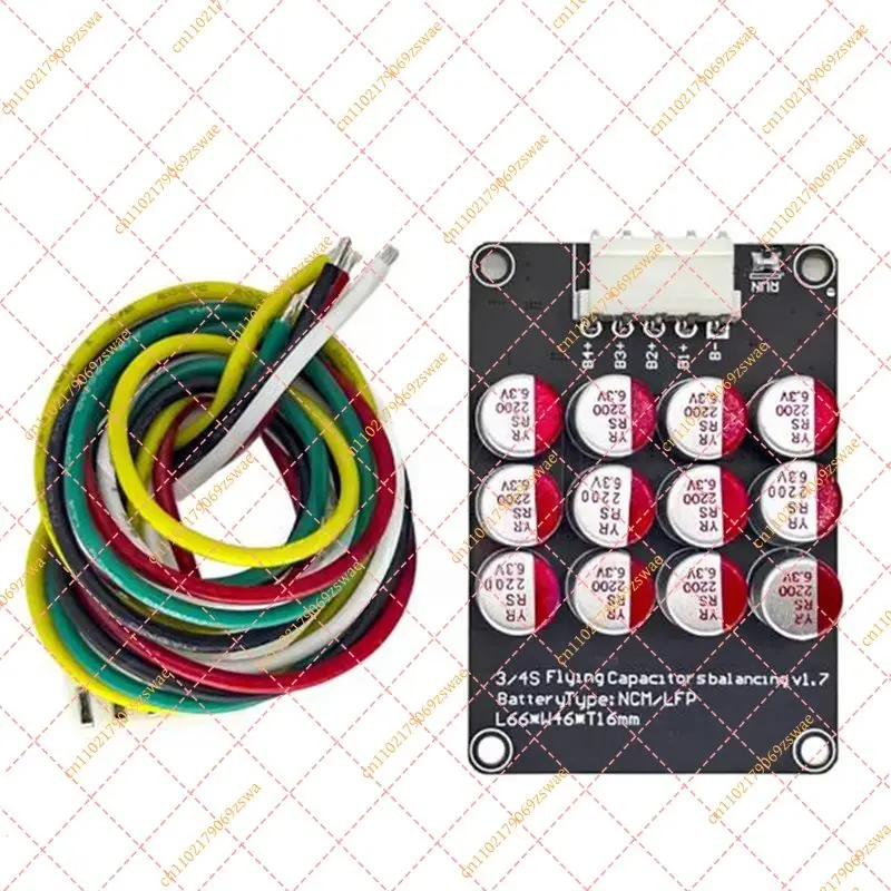 XB-4S Active Battery Balancer Equalizer, 4S LiFePO4/LTO/Li-Po Cell Voltage Equalizer for E-Bike & Scooter