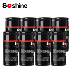 Soshine 32700 LiFePO4 Battery 3.2V 6500mAh Rechargeable Battery 2000 Discharge Cycle 100% Original 3.2V 32700 6500mAh Batteries