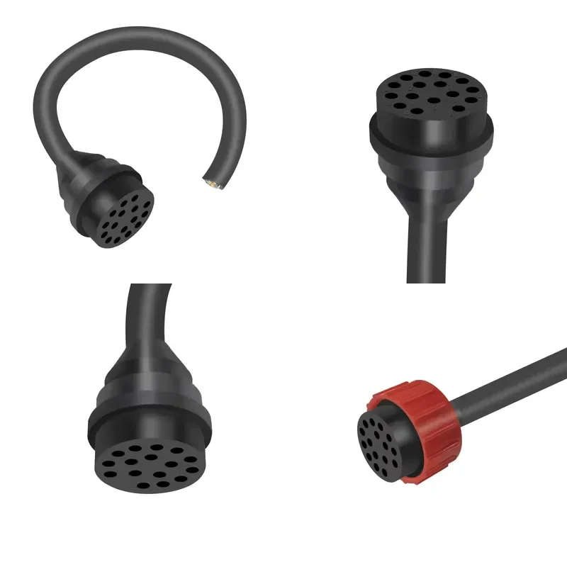 IL16F Underwater Connector 16 Pin Inline P68 Underwater Wet-mateable MacArtney SubConn Seaconn Compatible Connector