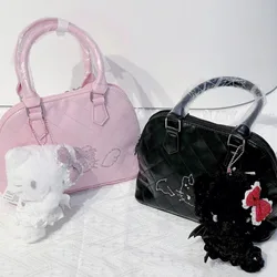 Hello Kitty Cartoon Large Capacity Fashion Tote Bag Versatile Commuter Casual Crossbody Bag Korean Version Simple Trend Handbag