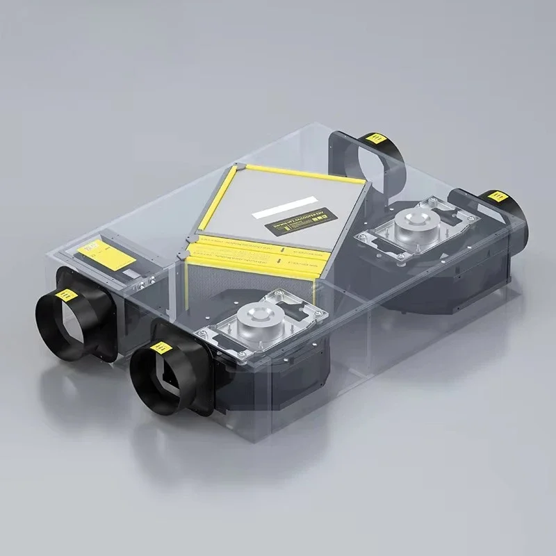 Intelligent 350m3/h Air Flow Fresh Air Heat Exchange R Ventilators Machine Energy Recovery Hotel Ventilation
