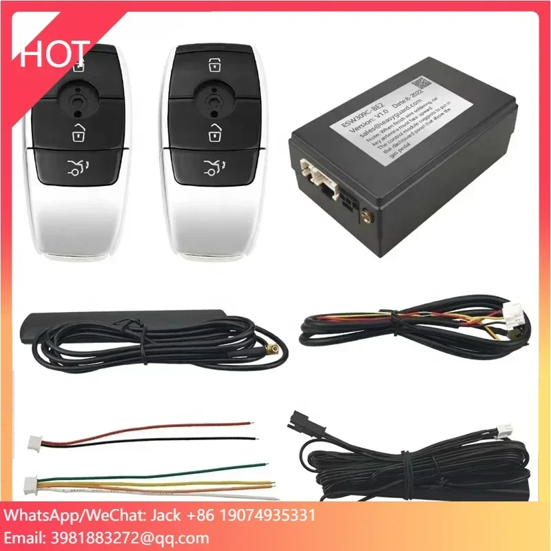 

EASYGUARD Smart Key Replacement Kit PKE Passive Keyless Entry Fit For Benz With Factory OEM Push Start Button Keyless Entry
