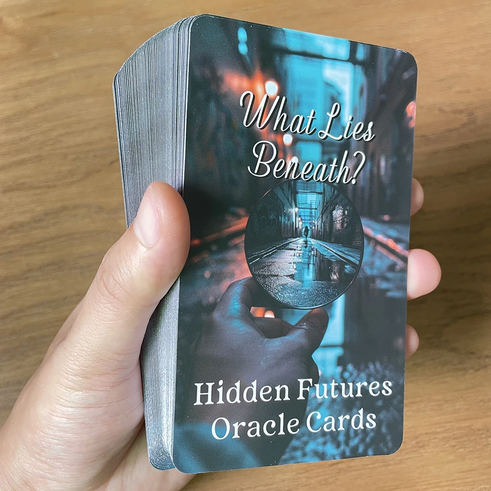 Hidden Futures Oracle Tarot Deck in Box English Version 56-cards Keywords Prophet Divination Taro Clarity Cards