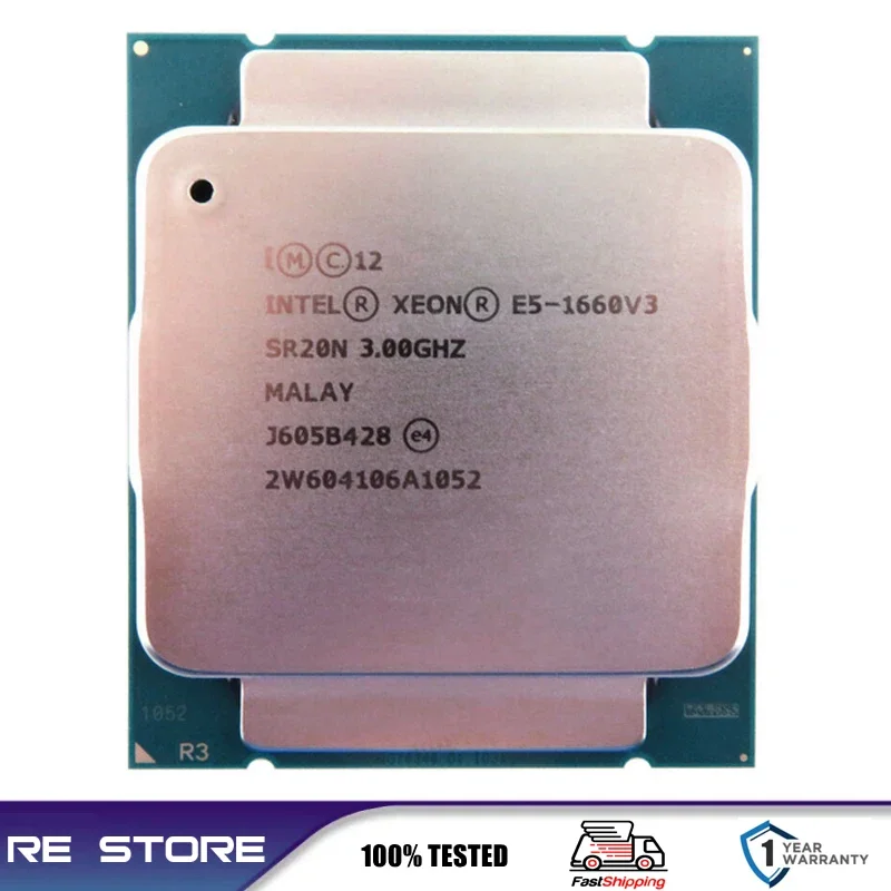 Intel Xeon E5 1660 V3 3.0Ghz 8 Core LGA 2011-3 cpu processor