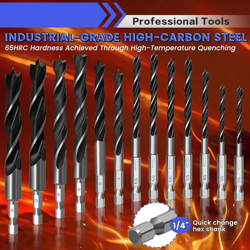 13PCS -Point Wood D…