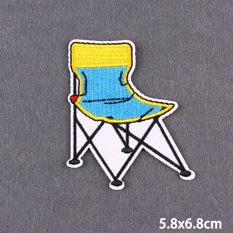 Outdoor-Abenteuer Aufbügelbare Stickerei-Patches für Kleidung, Wandern, Camping, Hochwertige Thermoadhäsive Aufnäher für Kleidung – Detail 15