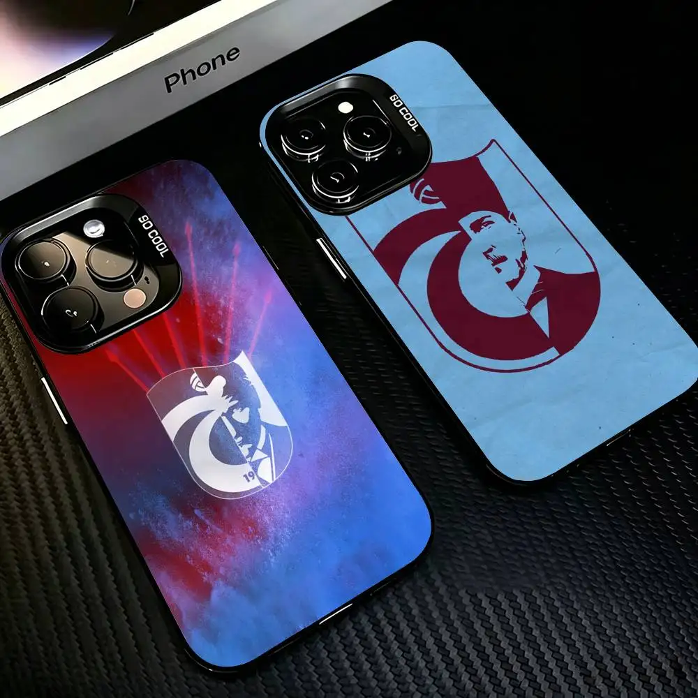 

Trabzonspor FC LOGO Phone Case For iPhone 17,16,15,14,13,12,11 Plus,Pro Max,XS,Colorful Silver Cover