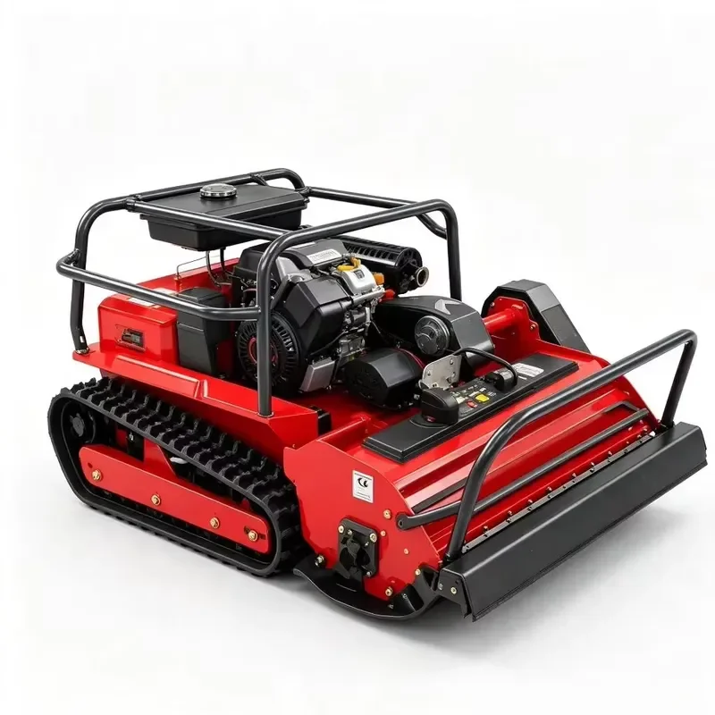 Industrial Tracked Grass Cutter Self Propelled Remote Control Slope Mower for Orchards Other Engineering Machinery