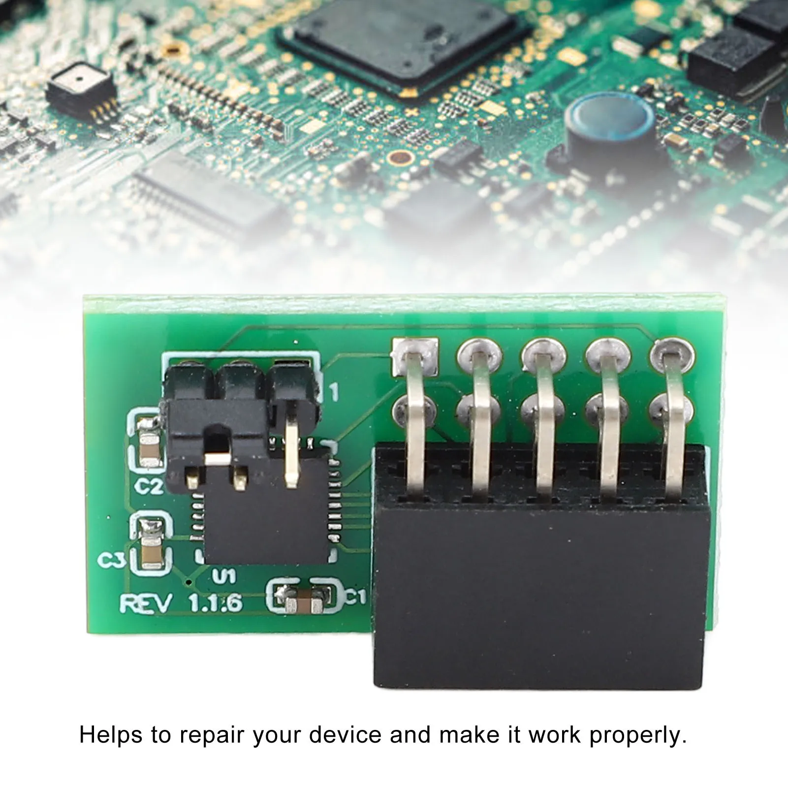 Módulo de procesador de seguridad, módulo de procesador de seguridad estable de 10 pines, PCB TPM 2.0, módulo de seguridad para SuperMicro AOM‑TPM‑9670V
