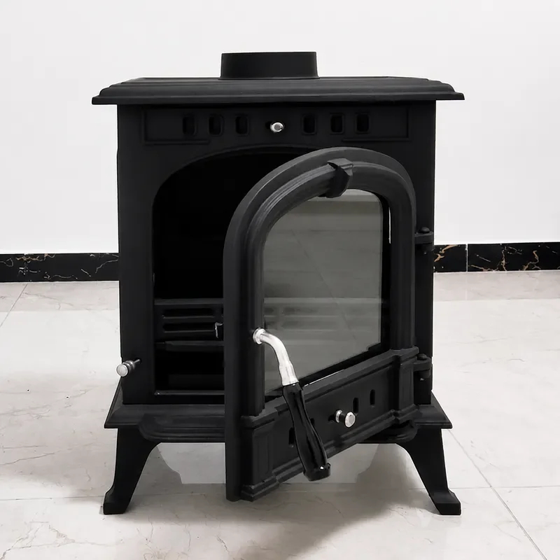 Real Fire Wood Burning Cast Iron Fireplace Heater for Home Camping Tent BnB Shop Portable Heating Stove Direct from