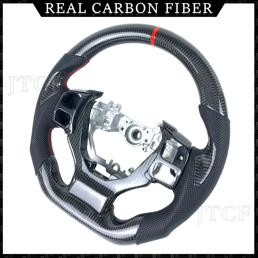 For Lexus IS NX RX Carbon Fiber Steering Wheel 2015 2016 2017 2018 2019 2020 2021 2022 2023 2024 Automotive Interior