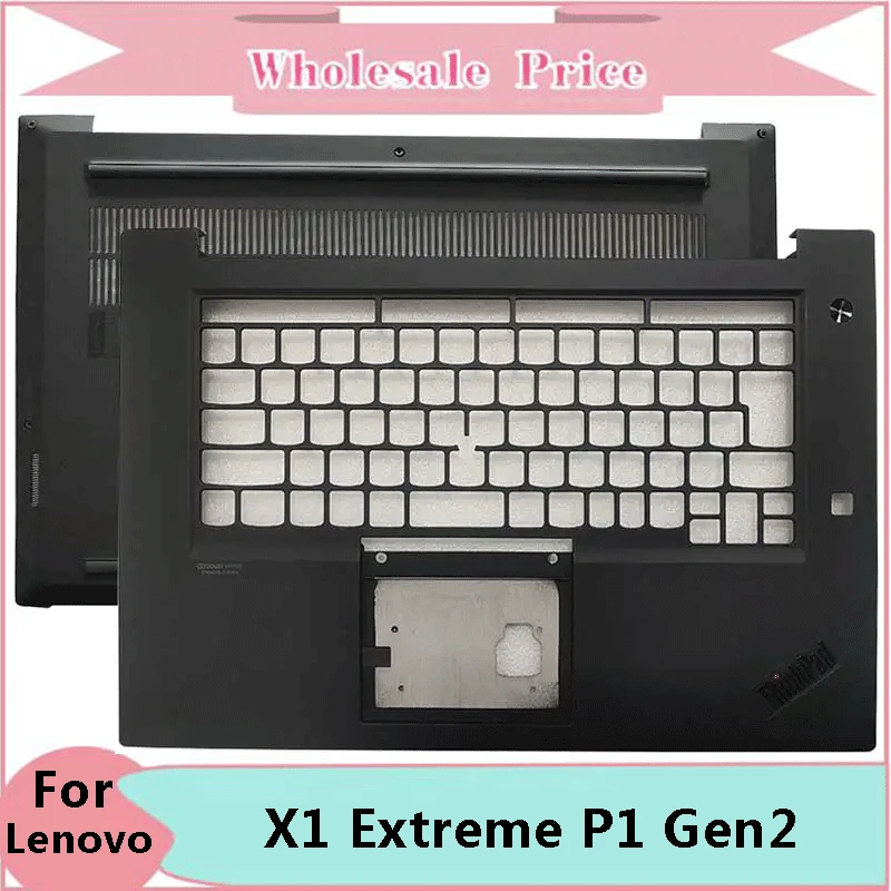 

For Notebook X1 Extreme P1 Gen2 Laptop Palmrest US English KB Bezel Upper Case Top C Cover Bottom Case D Cover