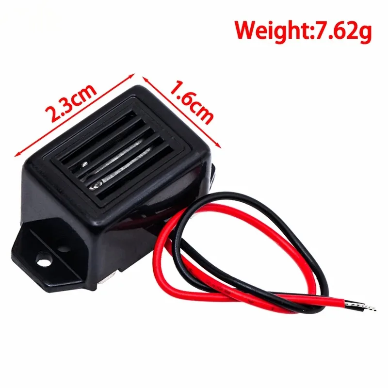 Picture 3: 5PCS EGBO Mini Electronic Alarm Buzzer DC 12V 85dB, Constant Tone Piezo Sound Buzzer for DIY Security System