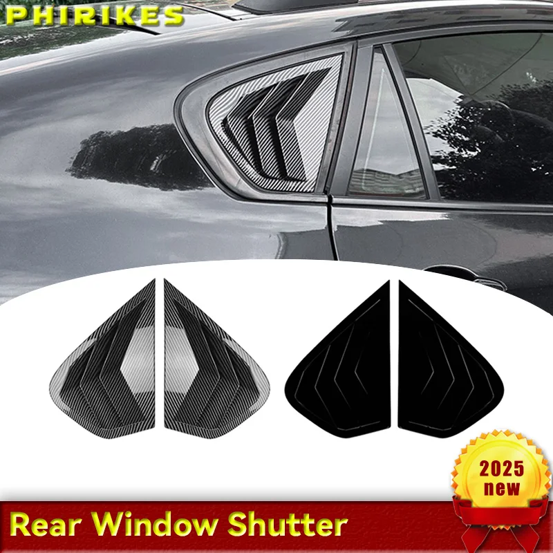 For BMW X6 E71 E72 2008-2014 model side window louver cover rear window ventilation louver sunshade car accessories