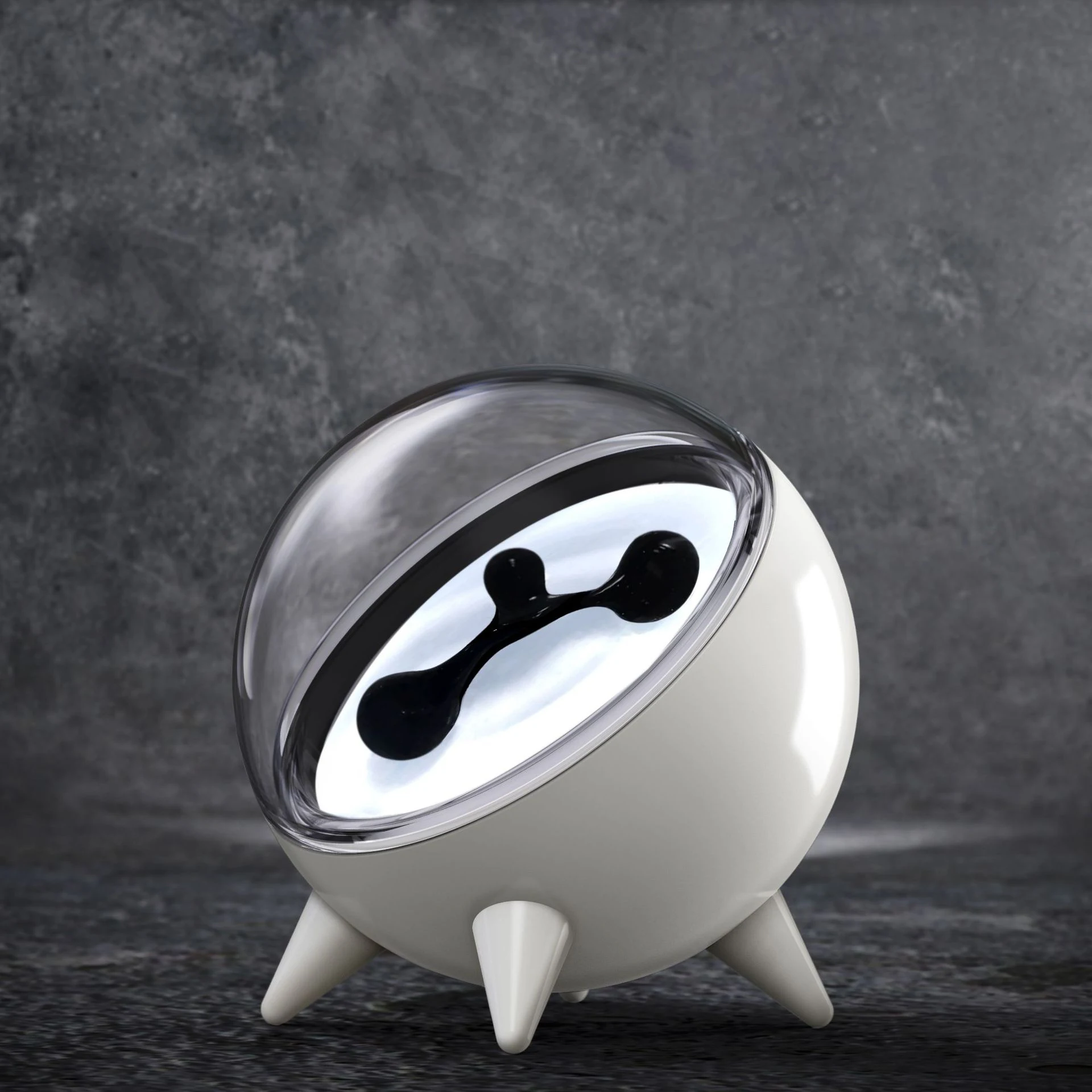 

Visualizer Dancing Ferrofluid Speaker With Music Rhythm Magnet Liquid Lamp Tabletop Ornament