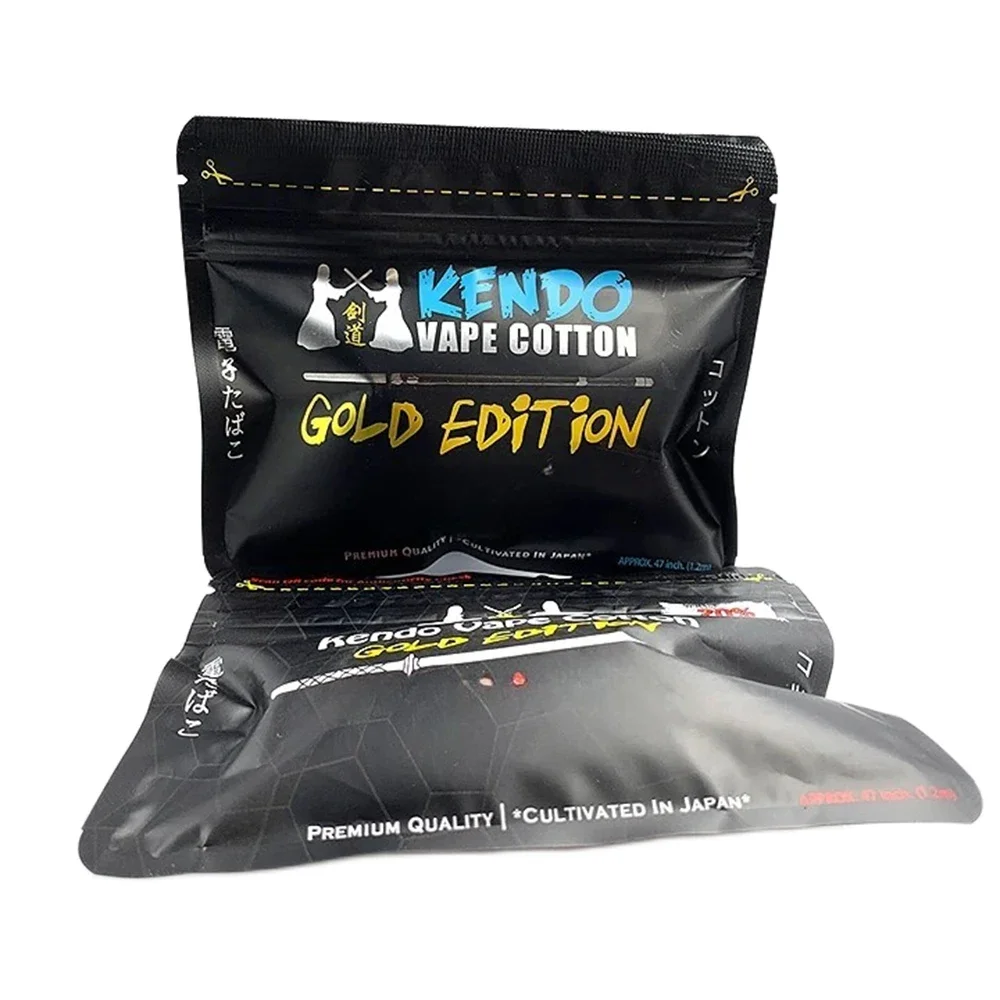 Kendo Cotton Blue Edition para DIY Bacon RDA tanque alambre calefactor algodón