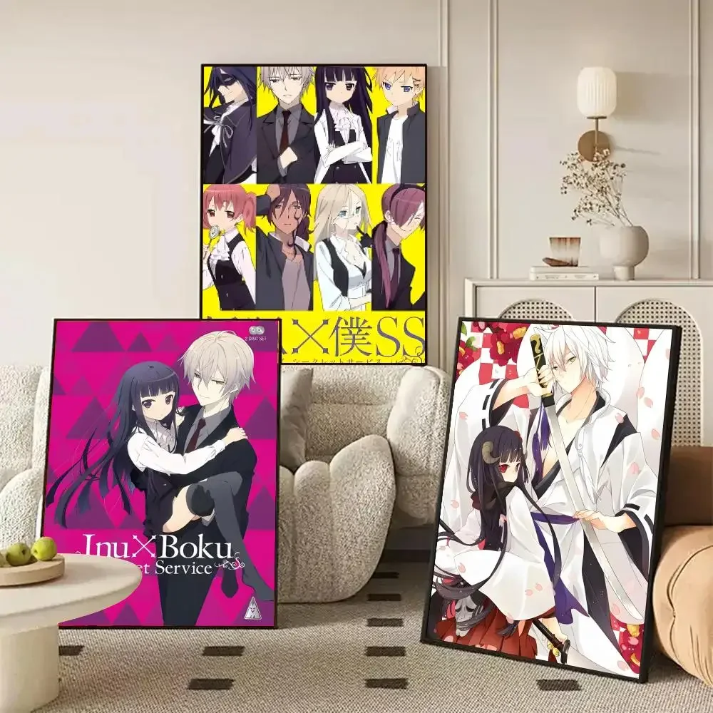 I-Inu Boku Secret Service Poster HD Wall Art Decal Self-Adhesive Aesthetic Decor For Home Living Bedroom Bar Aesthetic