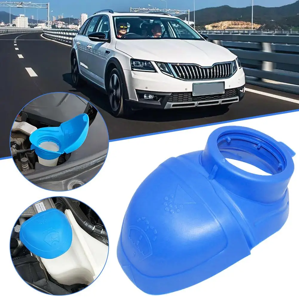Wiper Washer Fluid Reservoir Cap Car Front Wiper Washer Fluid Reservoir Bottle Lid Cap Cover For VW Audi SKODA Auto Accessories