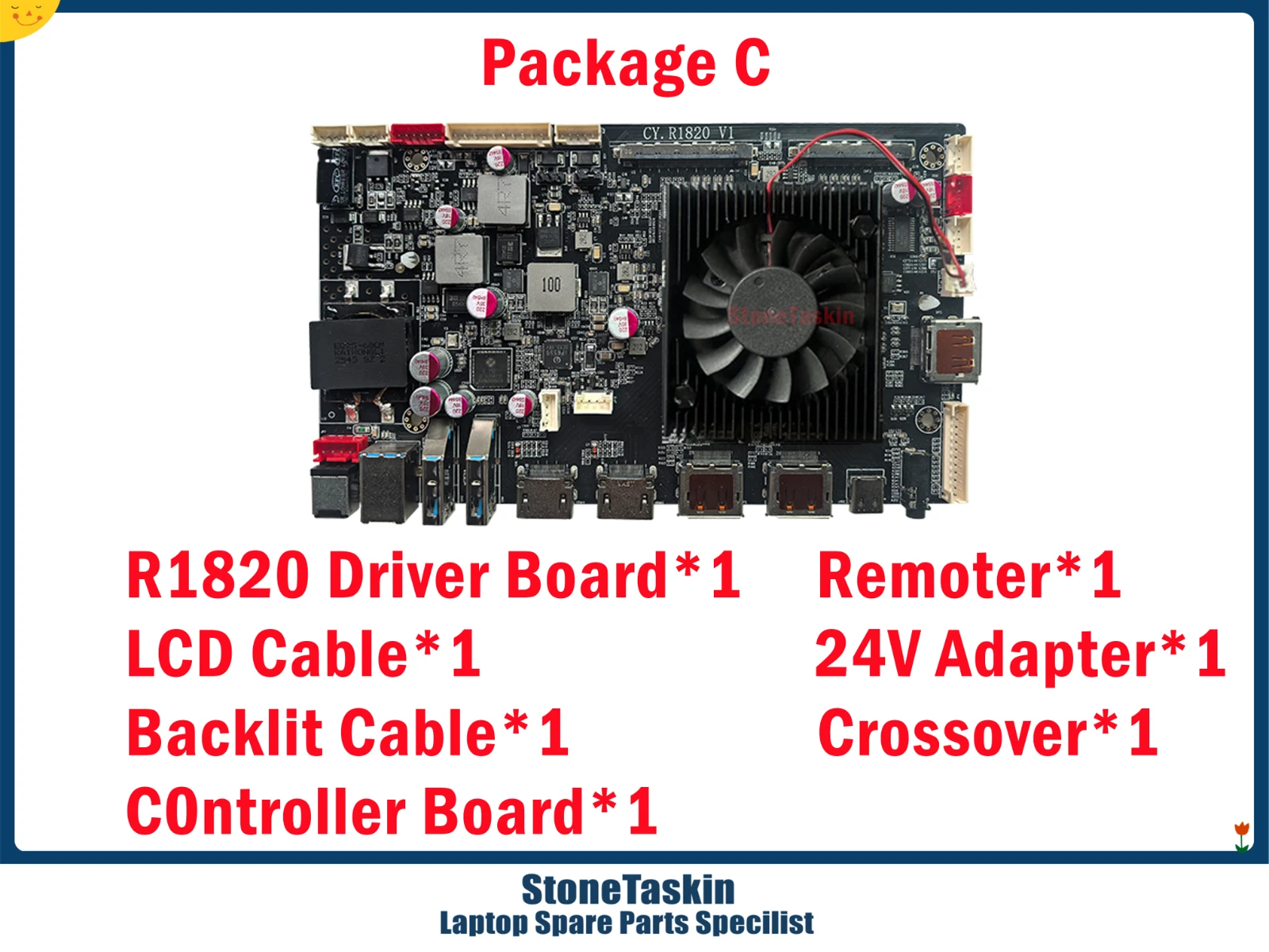 StoneTaskin Latest 5K LCD Driver Board R1820 V1.0 for iMac 27