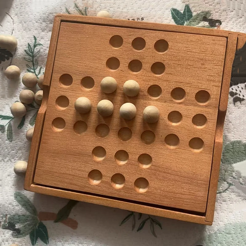 لعبة كلاسيكية أوروبية لعبة شطرنج نبيلة واحدة مجموعة ربط سوليتير استراتيجية التفكير ألعاب تعليمية للأطفال والمراهقين والكبار